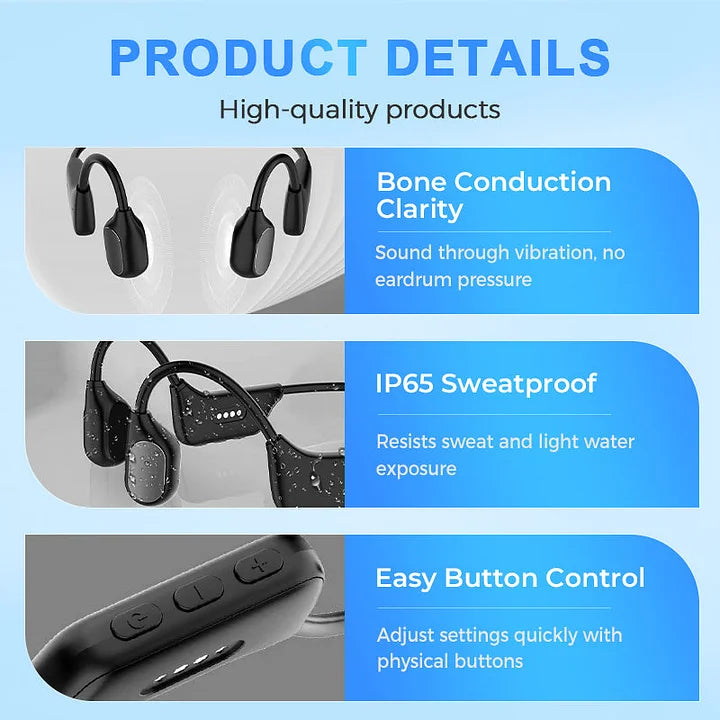 👑2026 Eaily Hot Sale Ends Today: 70% OFF! Rediscover Clear Sound with the X1 — Smart Open-Ear Bone Conduction Hearing Headset